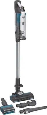 Produktbild von Hoover HF910P 011, Stabstaubsauger, Beutellos, Blau, Grau, 0,7 l, Trocken, EPA