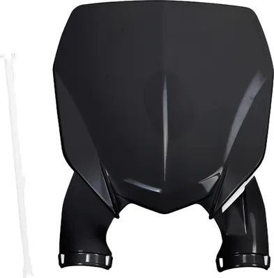Produktbild von Startnummerntafel UFO PLAST Verkleidung Frontnummerntafel für Yamaha YZ WR F 125 - 450 ccm Bj. 2018 - 2026, Farbe:schwarz