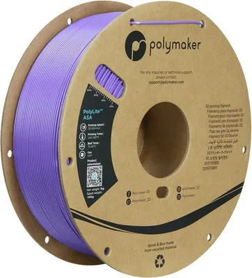 Obrázek produktu pro Polymaker PolyLite ASA Filament Purple 1,75mm 1KG