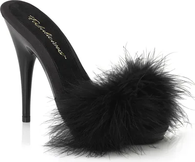 Produktbild von POISE-501F Damen Slipper von Fabulicious, Schwarz  , EU 43, US 13