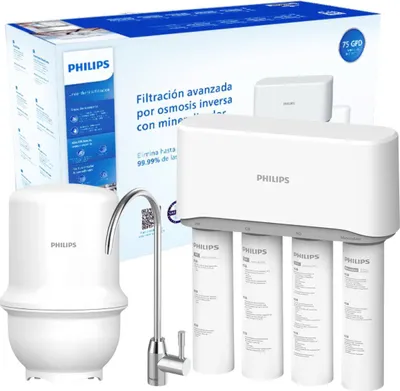 Zdjęcie produktu dla Philips system filtracji wody pod zlewem z węglem aktywnym, polifenylenem i odwróconą osmozą AUT3268 APH00084