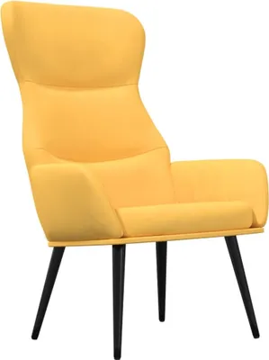 Obrázok produktu pre vidaXL Relaxačné kreslo horčicovo žltá látka