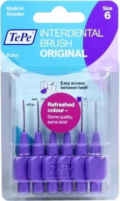 Produktbild von Tepe Interdentalbürste 1,1mm lila 6 St