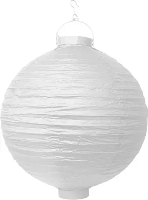 Zdjęcie produktu dla Lampion papierowy, biały, 30cm