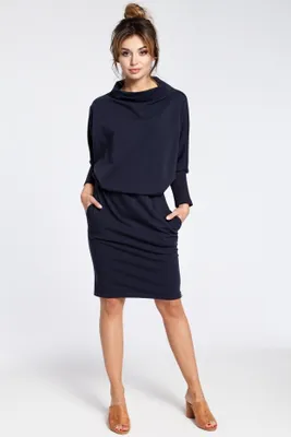 Obrázek produktu pro BeWear Dámské mini šaty Gionong B032 navy S/M
