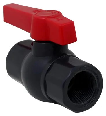 Produktbild von PVC Kugelhahn mit Innengewinde, Absperrhahn für Pool und Garten, Kugelventil 1/2" - 4"