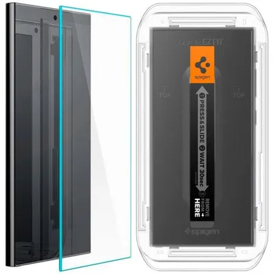 Produktbild von Spigen GLAS.tR EZ Fit HD, Samsung, Galaxy S24 Ultra (2024), Staubresistent, Kratzresistent, Transparent, 2 Stück(e)