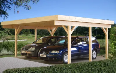 Produktbild von Palmako Doppelcarport Karl 20,6 m² Carport aus Holz Unterstand Überdachung