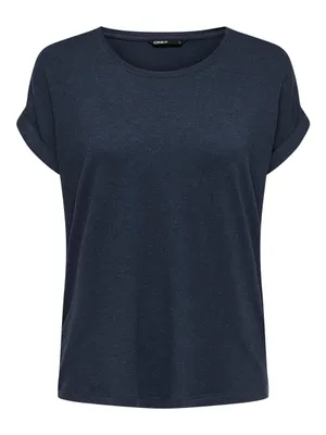 Produktbild von ONLY 15106662, T-Shirt, Erwachsener, Weiblich, Blau, Navy, Blue / Navy Blazer, L