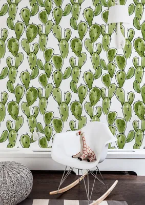 Produktbild von Coloray Fototapete 416x254 cm An Einer Wand Latex Latextapete - Cartoon Mexikanischer Kaktus Boho Vintage