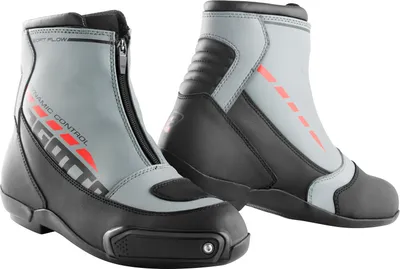 Produktbild von Bogotto Lap Motorradschuhe, grau/rot, 45