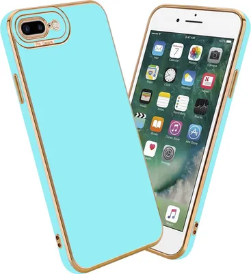 Produktbild von Cadorabo Hülle für Apple iPhone 7 PLUS / 7S PLUS / 8 PLUS Schutz Hülle in Türkis Etui Handyhülle Cover Case TPU