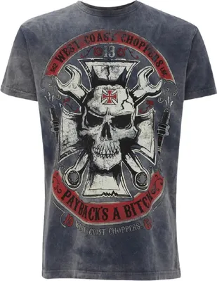 Produktbild von West Coast Choppers Shirt Mechanic Vintage blue L