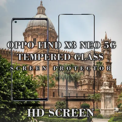 Produktbild von 1-Pack OPPO FIND X3 NEO 5G Displayschutzfolie - Gehärtetes Glas 9H - Super Qualität 3D