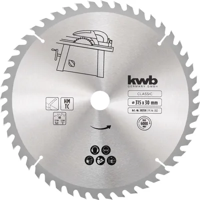 Immagine prodotto di kwb 593159 Kreissägeblatt 315 x 30 mm 1 St. (593159)