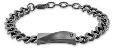 Police PEAGB0081703 Herren-Armband Contorto Grau 1