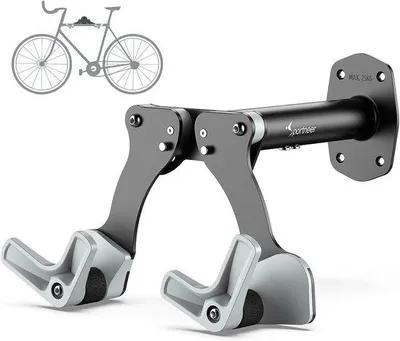 Produktbild von Famanu Fahrradwandhalterung Aluminium - bis 25 kg - 5-fach verstellbar - platzsparend