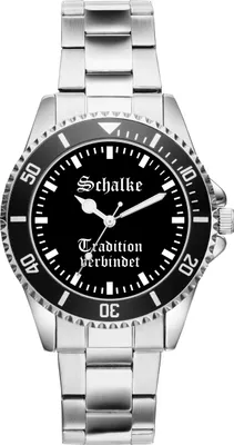 Produktbild von KIESENBERG Herrenuhr Armbanduhr Schalke Geschenk Fan Artikel Zubehör Fanartikel Analog Quartz Uhr 1980