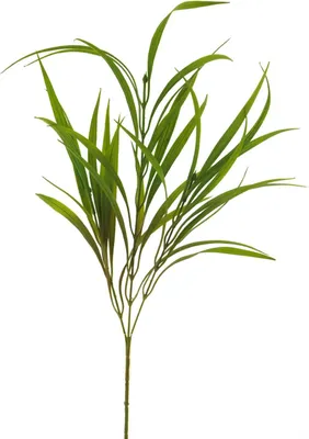 Produktbild von artplants.de Fake Zweig Schilfgras MEIFEI, grün-braun, 80 cm - Deko Grasbüschel