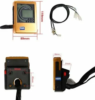 Produktbild von Tacho Tachometer Gold Typ5 für Quad ATV Buggy Jinling Bashan HMParts