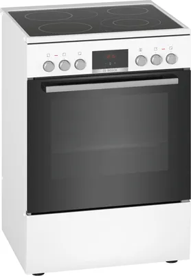 Obrázok produktu pre Bosch Serie 4 HKR39C220, Voľne stojaci sporák, Biela, Otočné, Dotyk, Predné, 1,2 m, Elektronický