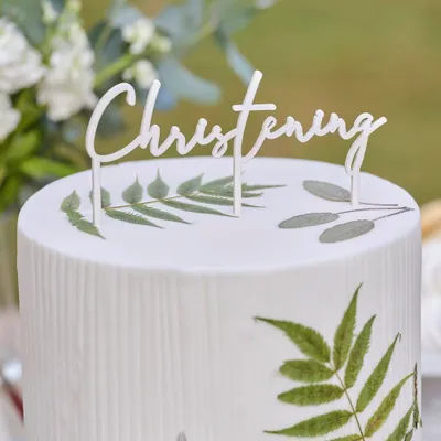 Produktbild von Babylove Christening Tortendeko