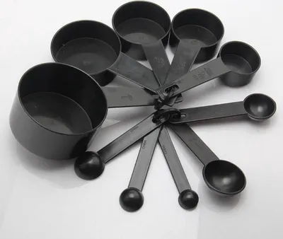 Immagine prodotto di Jumada - 10 misurini - Set di misurini - 10 pezzi - Nero