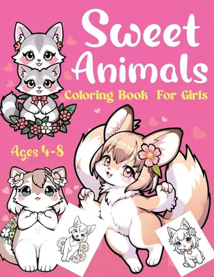 Produktbild von Sweet Animals Coloring Book For Girls