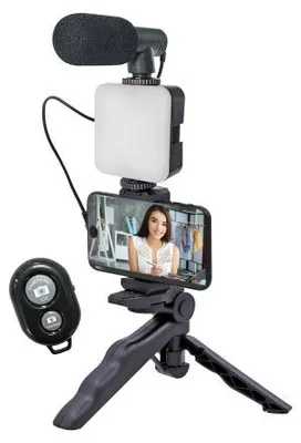 Image de Kit Vidéo Vlogging complet Bluetooth