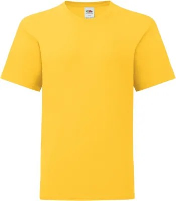 Produktbild von Fruit Of The Loom Jungen Iconic T-Shirt PC3388 (104) (Sonnenblumengelb)