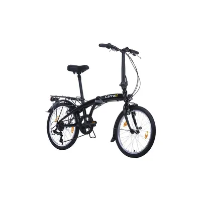 Produktbild von Carratt Alu Fahrrad Faltrad Klappfahrrad 20 Zoll 7-Gang Erwachsene schwarz