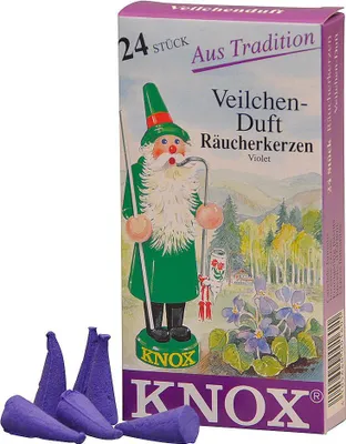 Produktbild von Knox Räucherkerzen - Veilchenduft von Knox Räucherkerzen