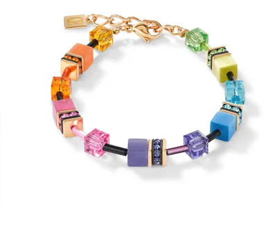Produktbild von Coeur de Lion Armband 2838/30-1573 Edelstahl gelb bunt