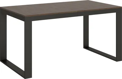 Produktbild von Ausziehbarer Tisch 90x160/264 cm Tecno Evolution Gestell Walnuss Anthrazit