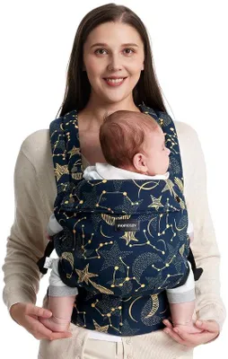 Produktbild von Ergonomische Babytragen für Neugeborene bis Kleinkinder – leicht und bequem für Kinder von 3,2 bis 20 kg mit verbesserter Lendenwirbelstütze