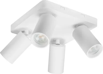 Zdjęcie produktu dla Rabalux Białe lampy sufitowe Yorli do żarówek 4x GU10 73088