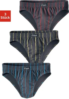 Produktbild von LE JOGGER Slip 3 -teilig rot, gelb, blau Größe 7