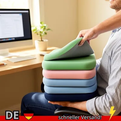 Produktbild von 4 Cm Dickes Schaumstoff-Sitzkissen – Ultraweiches Bürostuhlpolster