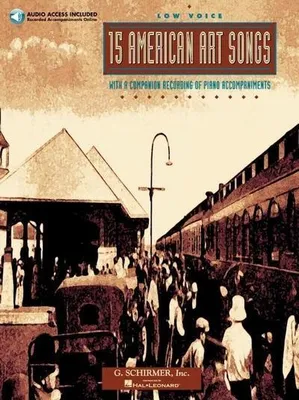 Image de 15 mélodies américaines pour voix graves - Livre/Audio en ligne