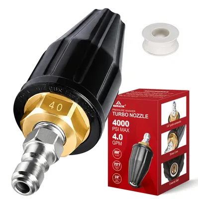 Turbo-Düse für Hochdruckreiniger, 3600 PSI, 4.0 GPM, 1/4" Schnellkupplung