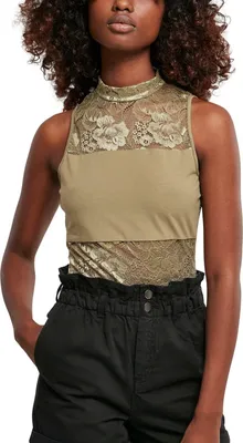 Produktbild von Urban Classics Ladies - Stretch Laces Body khaki - XL
