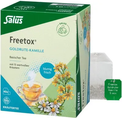 Produktbild von Salus Freetox Tee Goldrute-Kamille, 40 St. Filterbeutel