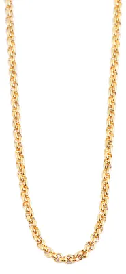 Produktbild von Akzent Uni Kette Claym "Claym" Gold Edelstahl - Minimalistische Halskette - 40-90 cm