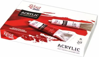 Obrázek produktu pro Rosa Studio Sada akrylových barev 6x20ml