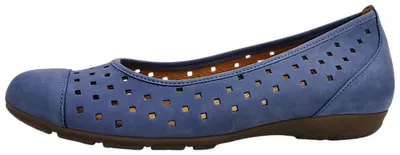 Image de Gabor : Ballerines, couleur bleu, chaussures de loisirs