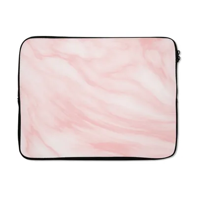 Produktbild von MuchoWow® Laptop Hülle 15 Zoll Marmor - Rosa - Weiß - Luxus - Marmoroptik Laptoptasche - Laptoptasche - Sleeve - Rundum-Schutz