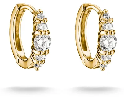 Immagine prodotto di Orecchini a cerchio classici THOMAS SABO con zirconi