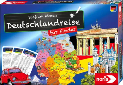 Produktbild von Noris Deutschlandreise für Kinder Quizspiel; 606071907