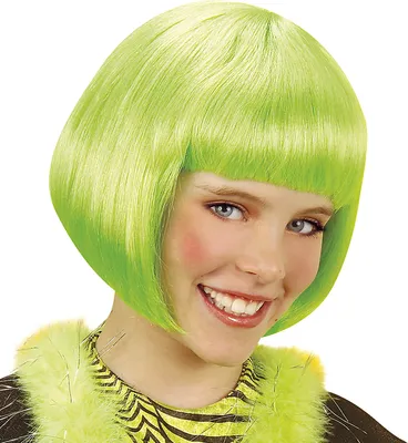 Produktbild von Disco Mädchen Partyperücke (grün)