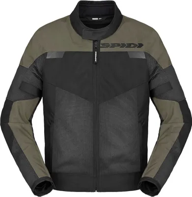 Immagine prodotto di Giacca da moto in tessuto Spidi Tour Net Tex, colore nero/verde, taglia 3XL